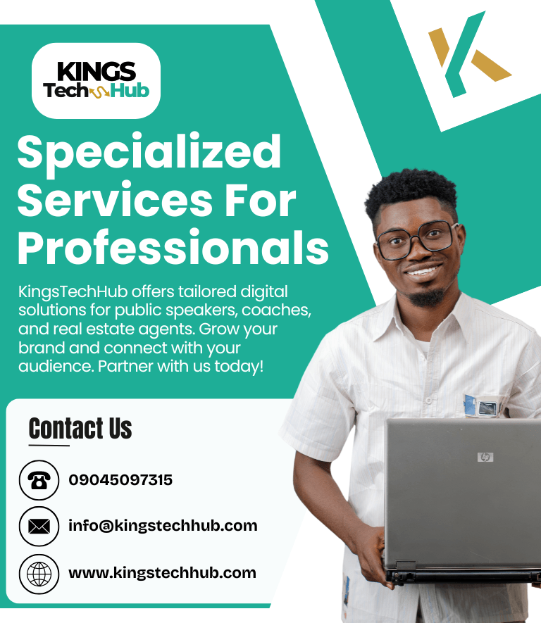 Kingstechhub - Specialized Services for Professionals