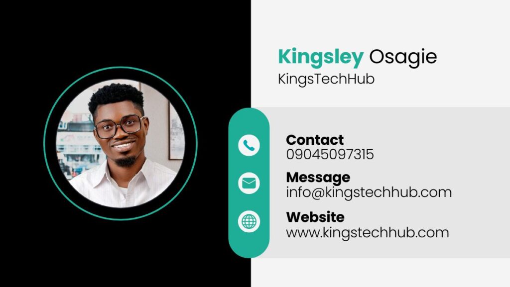 Kingsley Osagie - kingstechhub
