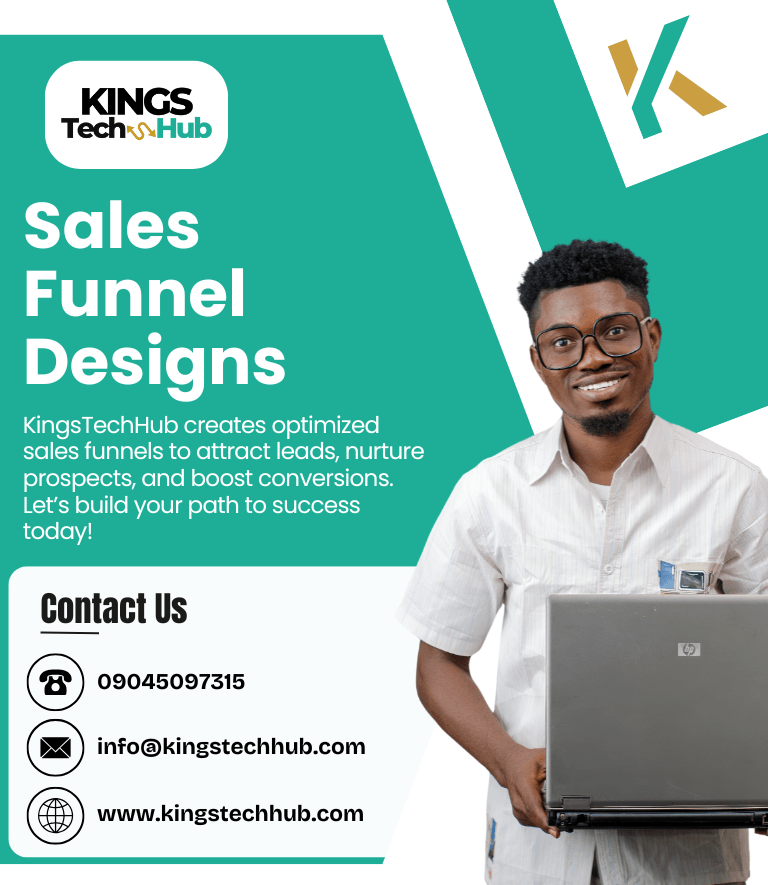 Kingstechhub - Sales Funnel Design