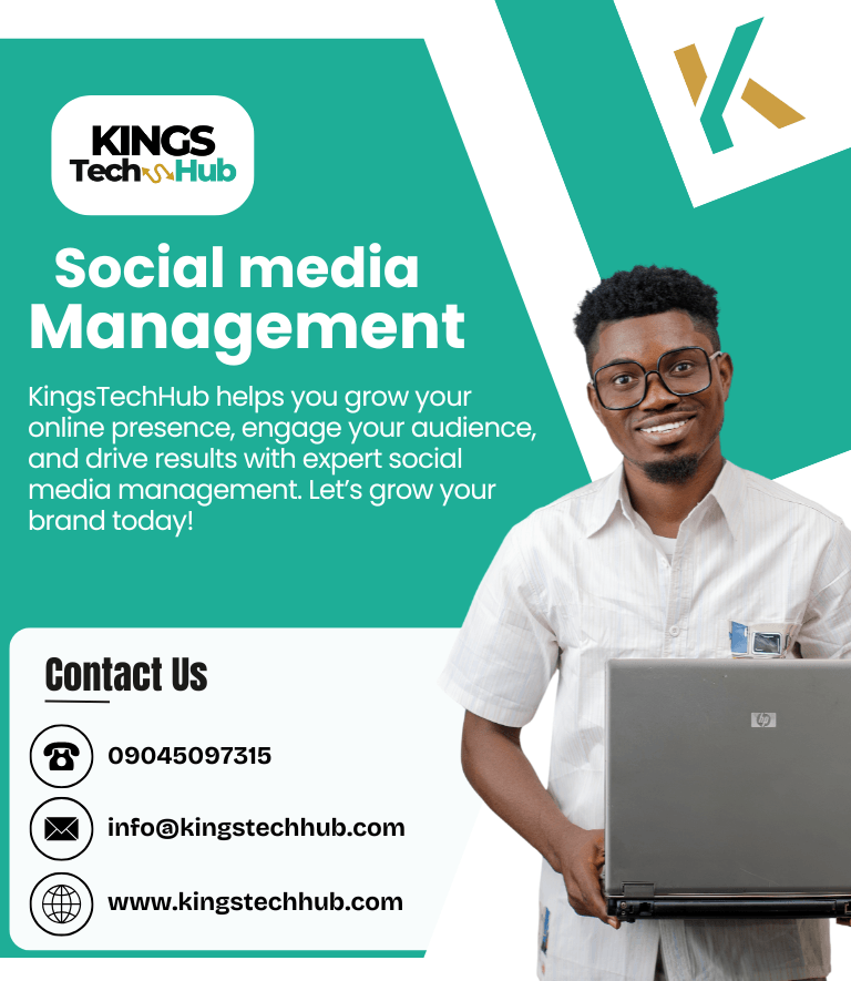 Kingstechhub _Social Media Management